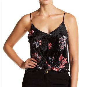 Lush Velvet Floral cami